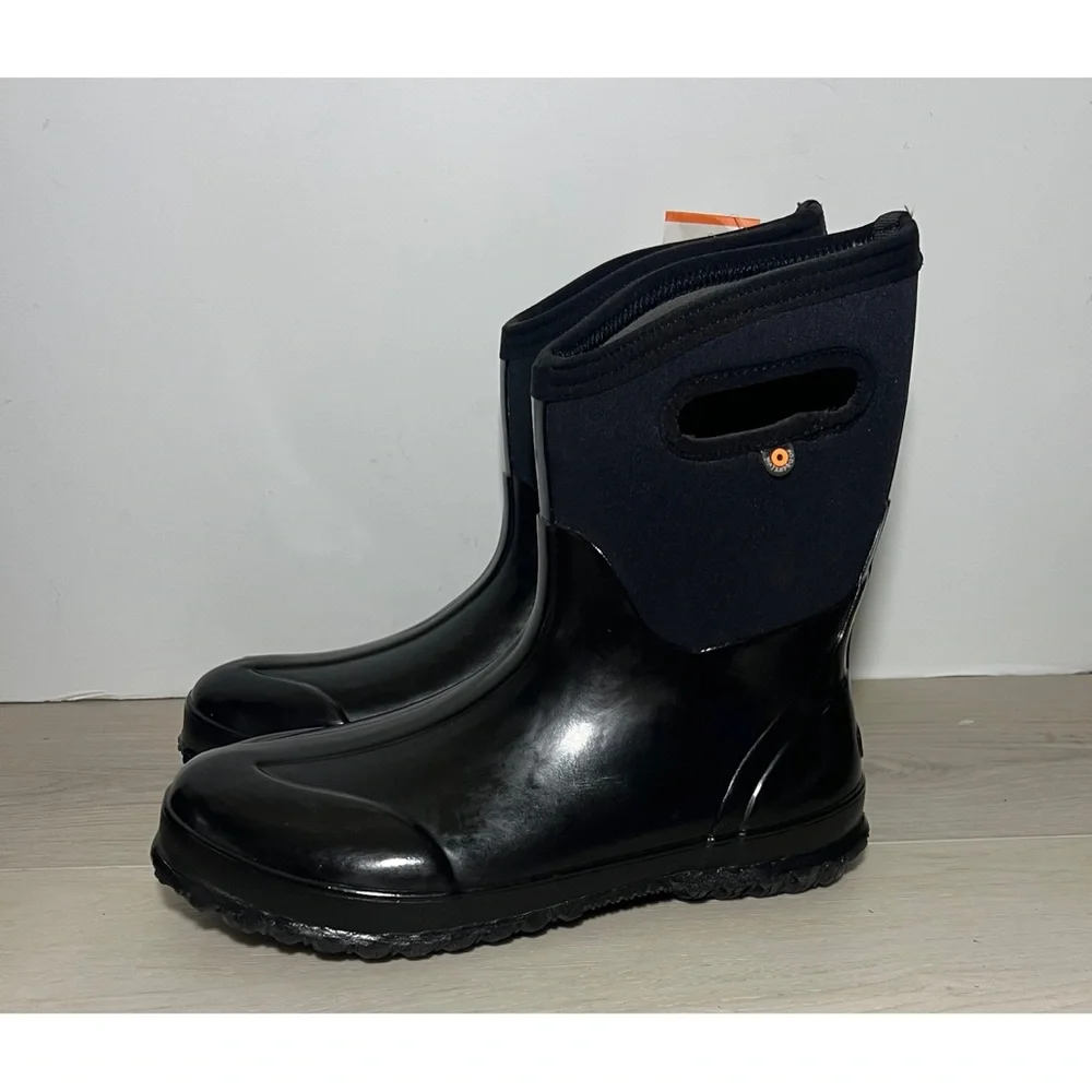 *NEW BOGS Classic' Mid High Waterproof Snow Boot Black Size 11